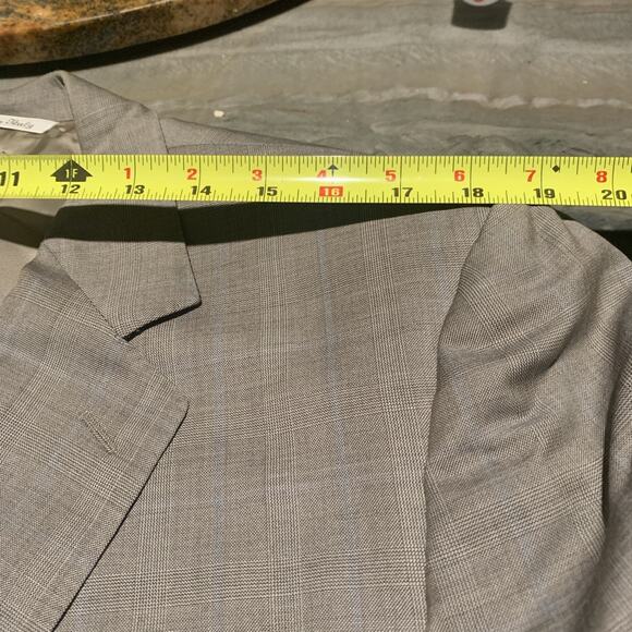 Canali Men's 100% Wool 2-Button Blazer Brown Italy 56R Model 13220/32 - Picture 2 of 11